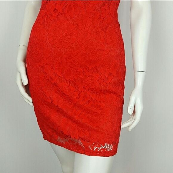 PRIVY by Privately Privileged Womens Red Mini Dress Sleeveless - Picture 6 of 6